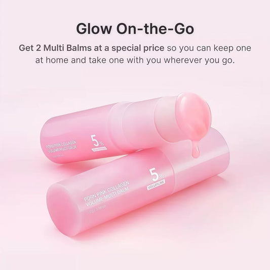 PDRN Pink Collagen Volume Multi Balm Stick for Plumping and Glow